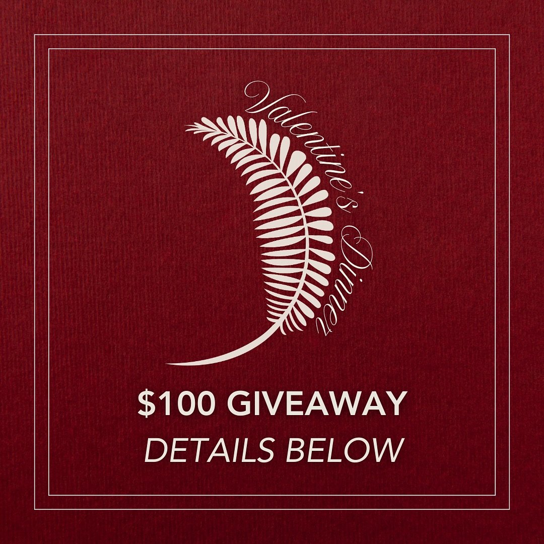 💌 $100 Giveaway 💌
We are giving a $100 gift card to a lucky couple, when they reserve for our Valentine's Dinner on Friday February 14th from 5PM till 10PM.
-
&hearts;️ Rules &hearts;️ Ends on Monday 2/17 @ 12PM
1. Reserve on our website, www.vshou